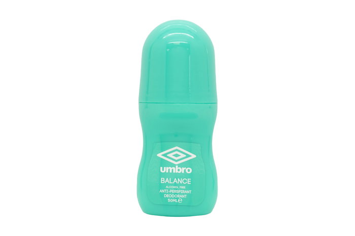 Umbro Anti Perspirant Roll On Balance 50ml sin alcohol Umbro Anti Perspirant Roll On Balance 50ml sin alcohol