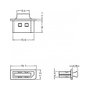 DeLOCK Cubierta antipolvo para DisplayPort hembra con agarre, 10 unidades, transparente