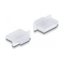 DeLOCK Cubierta antipolvo para DisplayPort hembra con agarre, 10 unidades, transparente