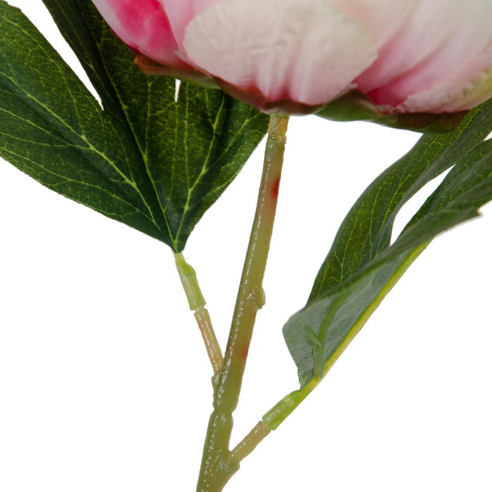 Flor Rosa-Blanco Pvc Jardín 35 cm (Set de 36)