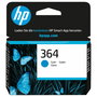 HP Cartucho de tinta 364 cian CB318EE