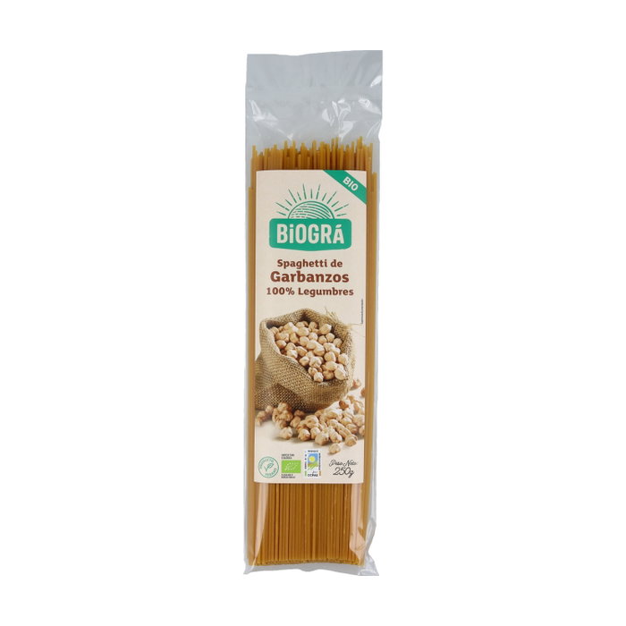 Biográ Spaguetti de Garbanzos Bio 250g Biográ Spaguetti de Garbanzos Bio 250g