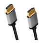 LogiLink Cable HDMI 4K/60 Hz 1 m Negro/Gris A/M a A/M