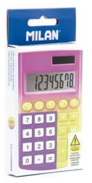 MILAN DISEÑO Calculadora Pocket Sunset 8 dígitos Amarillo-rosa Milan