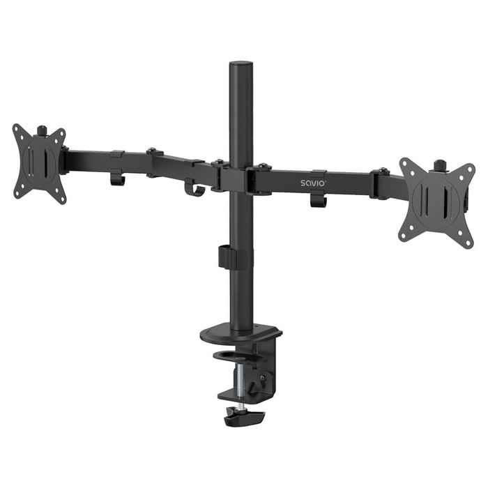 SAVIO Soporte de agarre para monitores 17-32 pulgadas, 9kg, negro SAVIO Soporte de agarre para monitores 17-32 pulgadas, 9kg, negro
