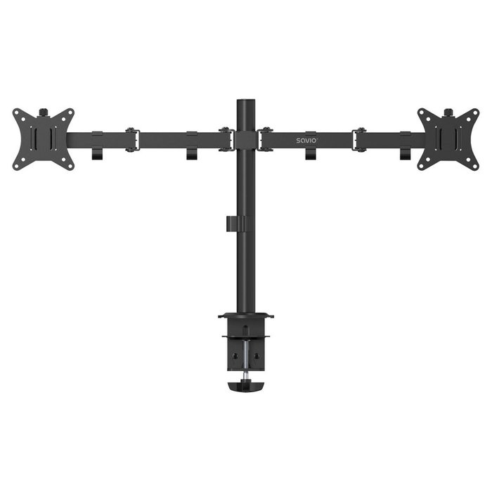 SAVIO Soporte de agarre para monitores 17-32 pulgadas, 9kg, negro SAVIO Soporte de agarre para monitores 17-32 pulgadas, 9kg, negro