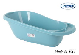 Inde Bañera Niños Baby con diseño de delfín azul, 80 x 41 x 27 cm (6 Unidades)