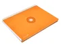 Antartik Cuaderno espiral A4 Micro forrado 120 hojas 90gr cuadro 5mm 5 bandas color mostaza