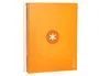 Antartik Cuaderno espiral A4 Micro forrado 120 hojas 90gr cuadro 5mm 5 bandas color mostaza