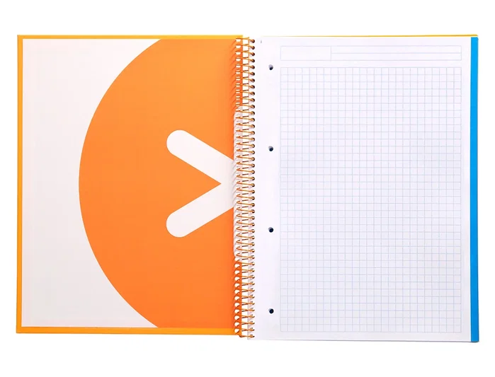 Antartik Cuaderno espiral A4 Micro forrado 120 hojas 90gr cuadro 5mm 5 bandas color mostaza Antartik Cuaderno espiral A4 Micro forrado 120 hojas 90gr cuadro 5mm 5 bandas color mostaza