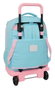 Safta Mochila Grande Con Ruedas Compact Extraible 33x45x22cm - Para Viajes y Escuela