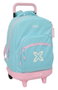 Safta Mochila Grande Con Ruedas Compact Extraible 33x45x22cm - Para Viajes y Escuela