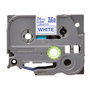 Brother TZe-253 Cinta Laminada 24mm Azul sobre Blanco