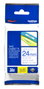 Brother TZe-253 Cinta Laminada 24mm Azul sobre Blanco