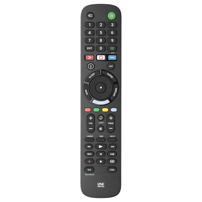 One For All URC4912 Mando a distancia de repuesto para Sony TV One For All URC4912 Mando a distancia de repuesto para Sony TV
