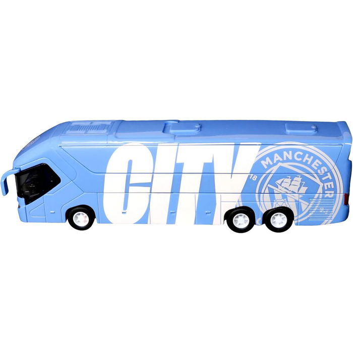 BANBO TOYS Autobus Manchester City 1:50 Retro-fricción Apertura de puertas laterales +3 años