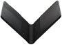 Satechi Billetera para pasaporte de cuero vegano con Find My, Negro