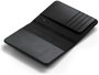 Satechi Billetera para pasaporte de cuero vegano con Find My, Negro