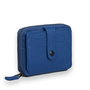 Zoozie Bags Cartera 4267 Piel Azul Sax con 9 Tarjetas, Billetes y Compartimentos Secretos, Elegante y Duradera, 9x11x2.5cm