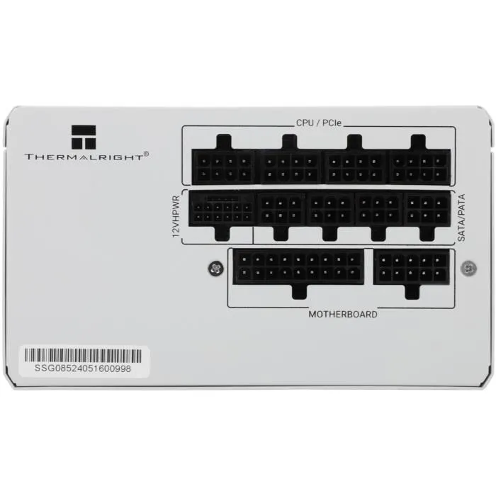 Thermalright SG850-W Fuente de Alimentación Modular para PC 850W 80+ Gold Blanco