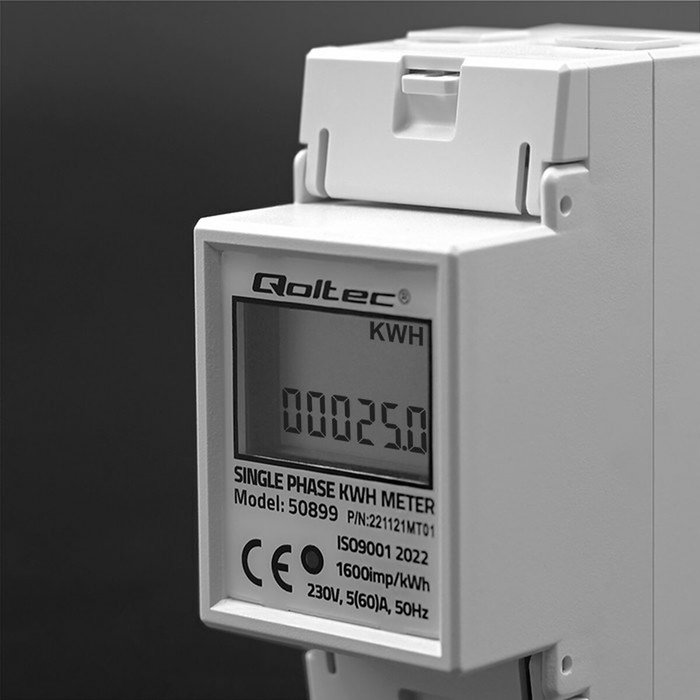 Contador de Consumo de Energía Qoltec 50899