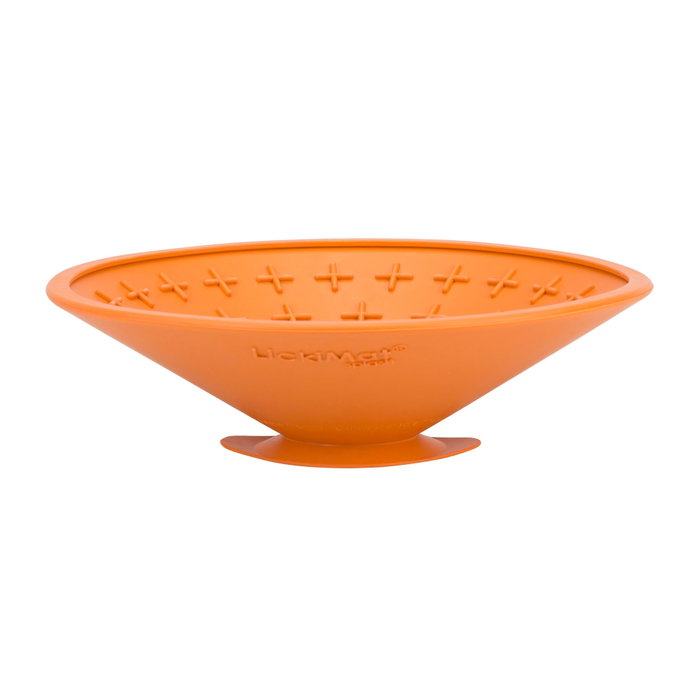 Lickimat Comedero Antiestrés Splash Naranja para Perros Lickimat Comedero Antiestrés Splash Naranja para Perros