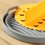 Pack de Cestas Plegables de Silicona con Asas y Separadores para Freidora de Aire InnovaGoods (3 Unidades)