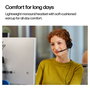 HP Poly Mission 425 Stereo USB Wired Headset Negro