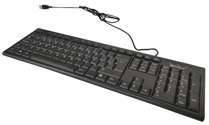 Sandberg USB Wired Office Keyboard ES Teclado Estándar Conexión USB Español