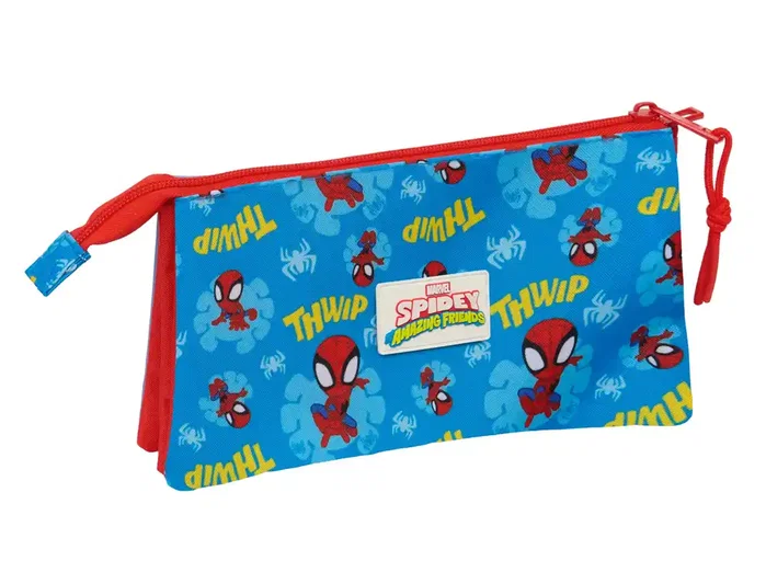 SAFTA Portatodo Spidey Marvel Triple SAFTA Portatodo Spidey Marvel Triple