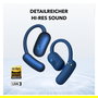 Anker Soundcore AeroFit 2 Auriculares Inalámbricos Bluetooth 5.4 Deporte Llamadas Música Azul IP55 Con Funda de Carga USB-C