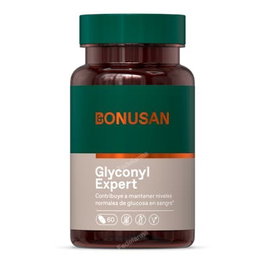 BONUSAN Glyconyl 60 Comp. Suplemento para Niveles Normales de Glucosa con Vitaminas B, Zinc y Ácido Alfa Lipoico