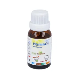 SURA VITASAN Vitamina D3 Peques 400 UI 15 ml - Complemento alimenticio en gotas para niños, Colecalciferol