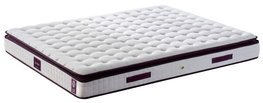 Hanah Home Colchón Morado 150x200 cm Acolchado Suave para Doble Tamaño, Espuma Comfort Layer, Memory Foam, Altura 25 cm