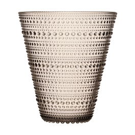 Iittala Jarrón Kastehelmi Diámetro 14 cm Altura 15,4 cm (2 Unidades) Linen