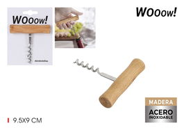 Wooow Abrebotellas Mango Madera Privilege 9.5 cm (Ancho) x 2 cm (Alto) x 9 cm (Largo) (36 Unidades)