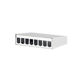 METZ CONNECT 130861-0802-E Panel de Parcheo 8 Puertos Blanco