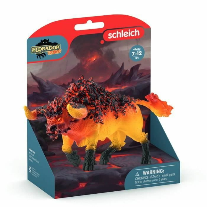 Schleich Figura Toro De Fuego Criaturas Eldrador, 42493