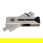 PNY 911 Pro Stick 512GB USB Type-A / Type-C 3.2 Gen 2 Velocidad Lectura 1000MB/s Girar Plata