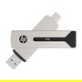 PNY 911 Pro Stick 512GB USB Type-A / Type-C 3.2 Gen 2 Velocidad Lectura 1000MB/s Girar Plata