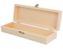 Innspiro Caja de madera de pino macizo rectangular 23x8x5cm