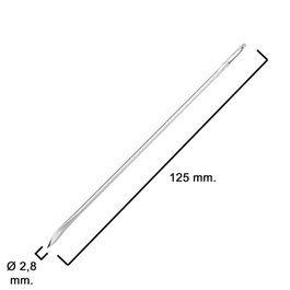 WOLFPACK LINEA PROFESIONAL Aguja Saquera Curva Nº 5 2,5x125 mm