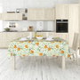 Hermia Mantel ASR-TBLCLT25-29 140 x 300 cm, 50% Algodón 50% Poliéster, Lavable y Duradero, Elegancia para tu Mesa