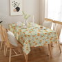 Hermia Mantel ASR-TBLCLT25-29 140 x 300 cm, 50% Algodón 50% Poliéster, Lavable y Duradero, Elegancia para tu Mesa