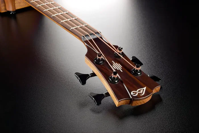 LAG Bajo Acústico Jumbo Hyvibe H2 10 A/E Cutaway Natural Electroacústico con Tecnología HyVibe