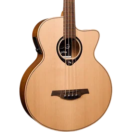 LAG Bajo Acústico Jumbo Hyvibe H2 10 A/E Cutaway Natural Electroacústico con Tecnología HyVibe
