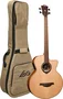 LAG Bajo Acústico Jumbo Hyvibe H2 10 A/E Cutaway Natural Electroacústico con Tecnología HyVibe