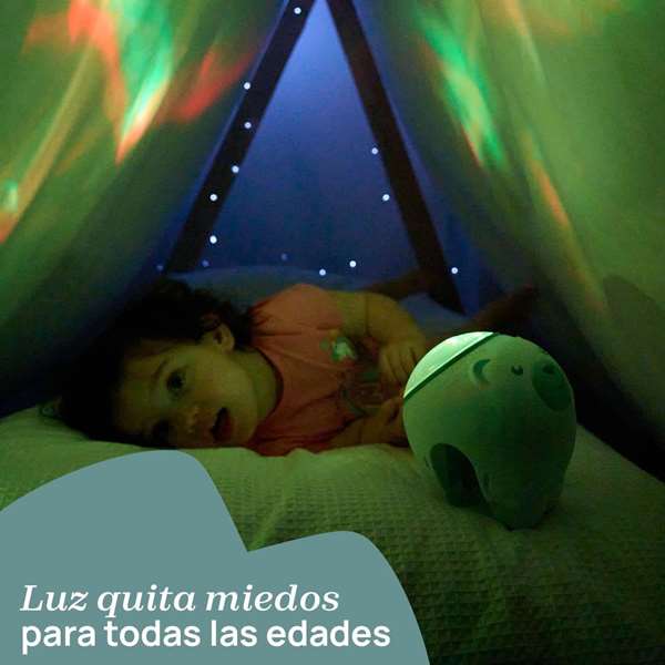 Chicco Proyector Oso Polar Rosa 2 en 1 con Luces y Música Personalizables 13x13x14,5 cm