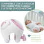Chicco Proyector Oso Polar Rosa 2 en 1 con Luces y Música Personalizables 13x13x14,5 cm
