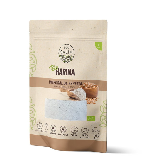 Eco Salim Harina de Espelta Integral Bio Vegan 500g Eco Salim Harina de Espelta Integral Bio Vegan 500g
